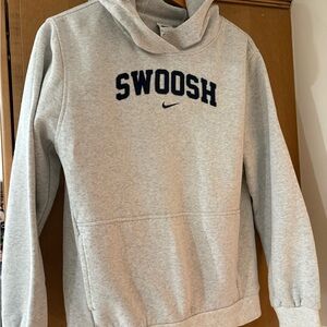 Nike Men's Gray Hoodie Sweater Youth Extra Large